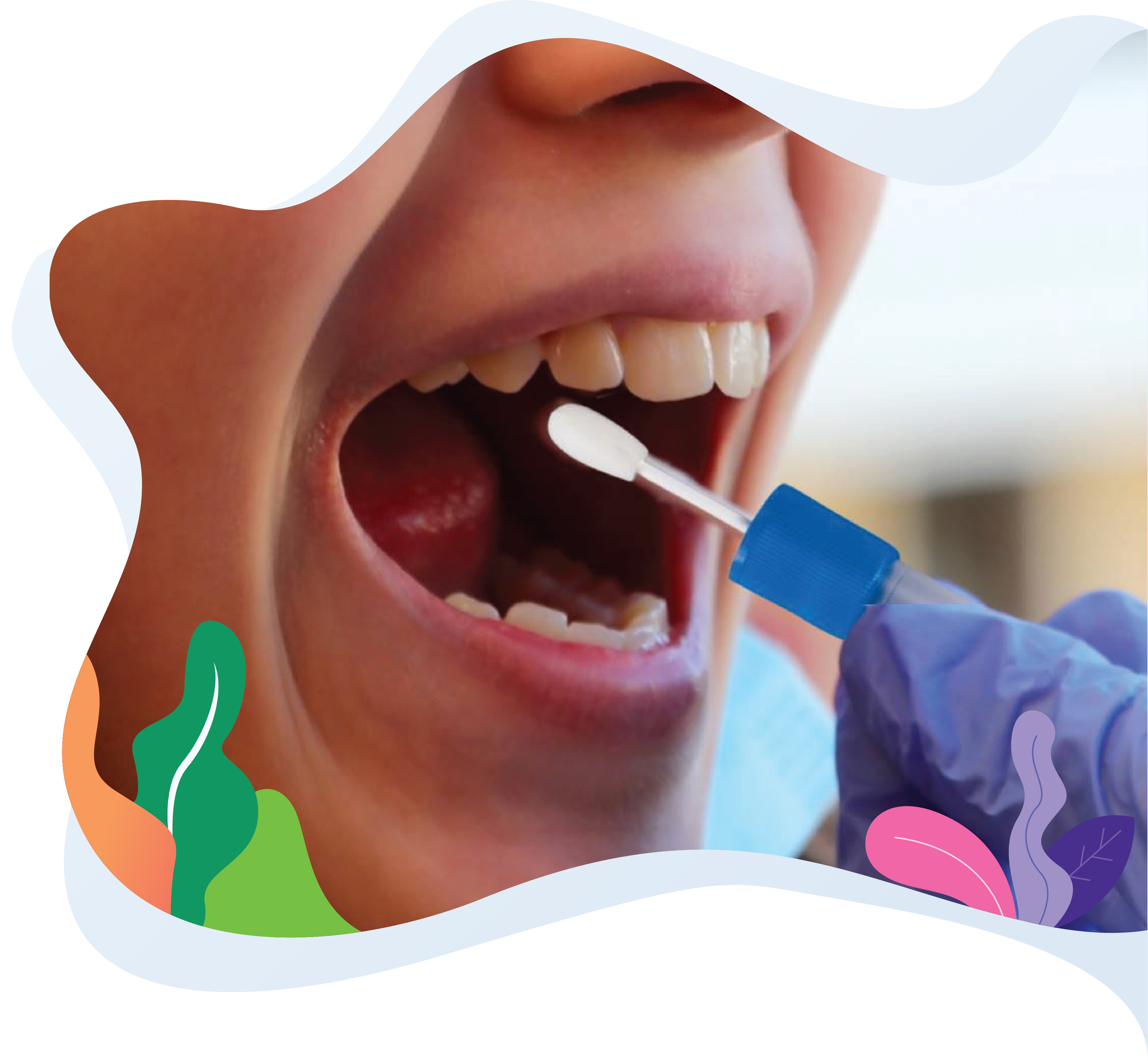 As simple as a saliva swab